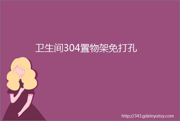 卫生间304置物架免打孔