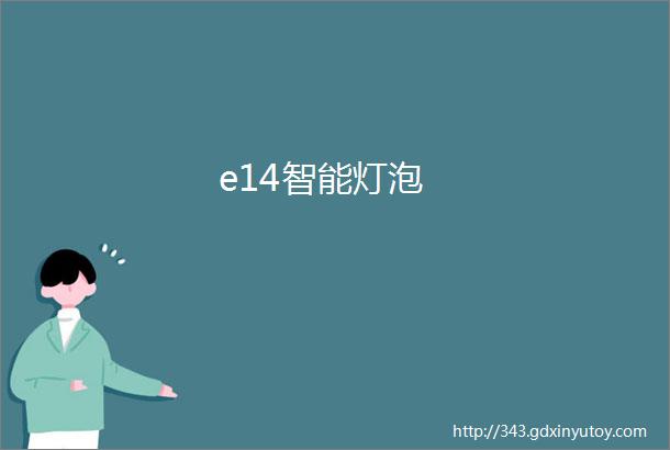 e14智能灯泡